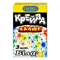 Мел квадратный Люкс Колор Б-103 3шт белый