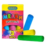 Мел круглый Люкс Колор КА-1419 3 цвета                                                              