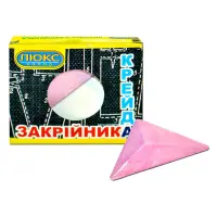Мел для закройщика Люкс Колор КЗ-0150 треугольный 2 цвета в ассортименте                            