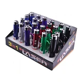 Фонарь брелок 1117-2LED лазер карабин 3xLR44                                                        