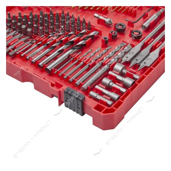Набор сверл дюбелей и бит Intertool SD-0051 300шт