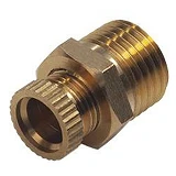 Клапан сливной Intertool PT-5020 латунный для компрессоров 1/4" круглый вентиль