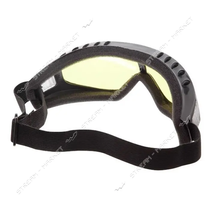 Очки защитные Intertool SP-0079 закрытые поликарбонат PVC черные