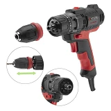 Дрель-шуруповерт Intertool WT-0110 электрическая 420Вт 0-500/0-1800об/мин 0.8-10мм