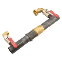 Байпас с клапаном 1 1/2" короткий клапан латунь полнопроходной                                      