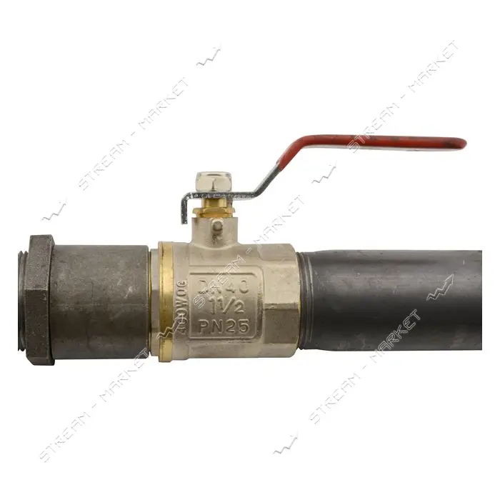 Байпас с краном 1 1/2" короткий полнопроходной                                                      