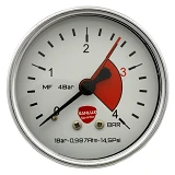 Манометр горизонтальный 1/4" 4.0 бар                                                                