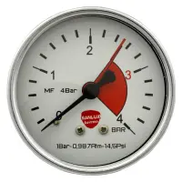 Манометр горизонтальний 1/4" 4.0 бар                                                                