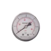 Манометр горизонтальний 1/4" 6.0 бар                                                                