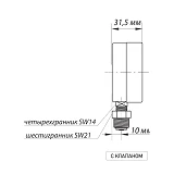 Термоманометр вертикальный KOER 1/2" 4.0 бар 120С КМ.821R                                           