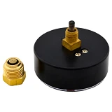 Термоманометр горизонтальный KOER 1/2" 4.0 бар 120С КМ.812А