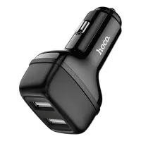 Автомобильное зарядное устройство Hoco Z36 Leader Lightning 2USB черный