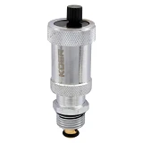 Воздухоотводчик автоматический 1/2" KOER KR.1254 прямой с обратным клапаном хромированный