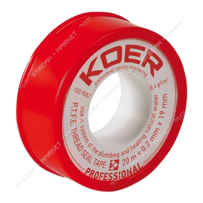 Фумлента для воды Professional Koer STP-01 20м 19мм