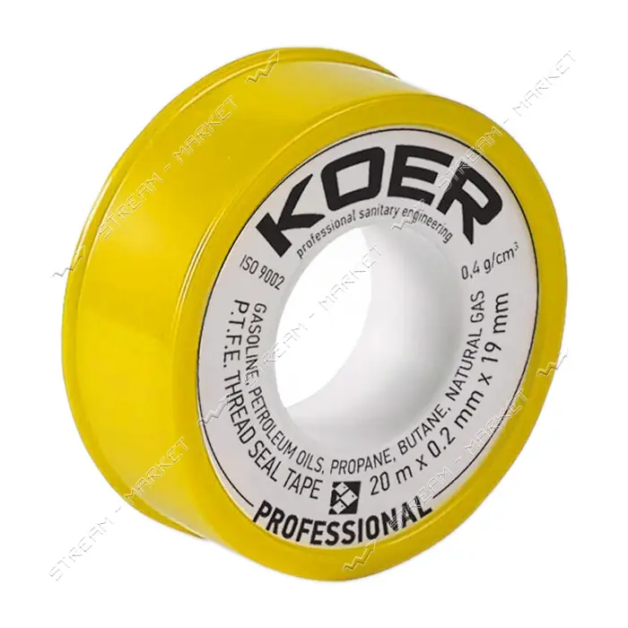 Фумлента для газа Professional Koer STP-02 20м 19мм                                                 