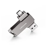 Флешка Usams US-ZB199 Type-C плюс USB 3.0 Rotatable High Speed Flash Drive 32GB