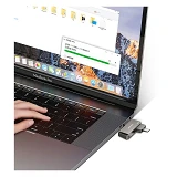 Флешка Usams US-ZB199 Type-C плюс USB 3.0 Rotatable High Speed Flash Drive 32GB