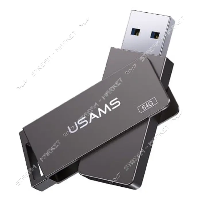 Флешка Usams US-ZB196 USB 3.0 Rotatable High Speed Flash Drive 64GB                                 