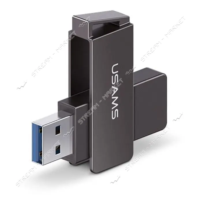 Флешка Usams US-ZB196 USB 3.0 Rotatable High Speed Flash Drive 64GB                                 