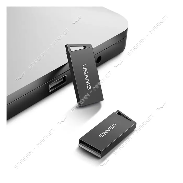 Флешка Usams US-ZB208 USB 2.0 High Speed Flash Drive 128GB серая