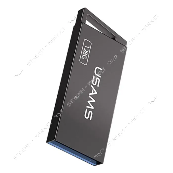 Флешка Usams US-ZB208 USB 2.0 High Speed Flash Drive 128GB серая
