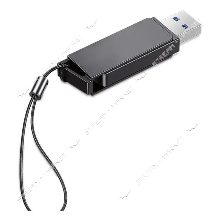 Флешка Usams US-ZB197 USB 3.0 Rotatable High Speed Flash Drive 128GB