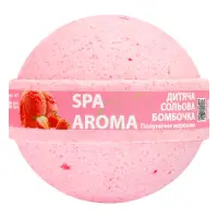 Детская солевая бомбочка для ванн Bioton Cosmetics Клубничное мороженое 75г                         