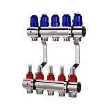 Коллекторный блок Koer KR 1110-05 с расходомерами 1"x5 WAYS без евроконуса