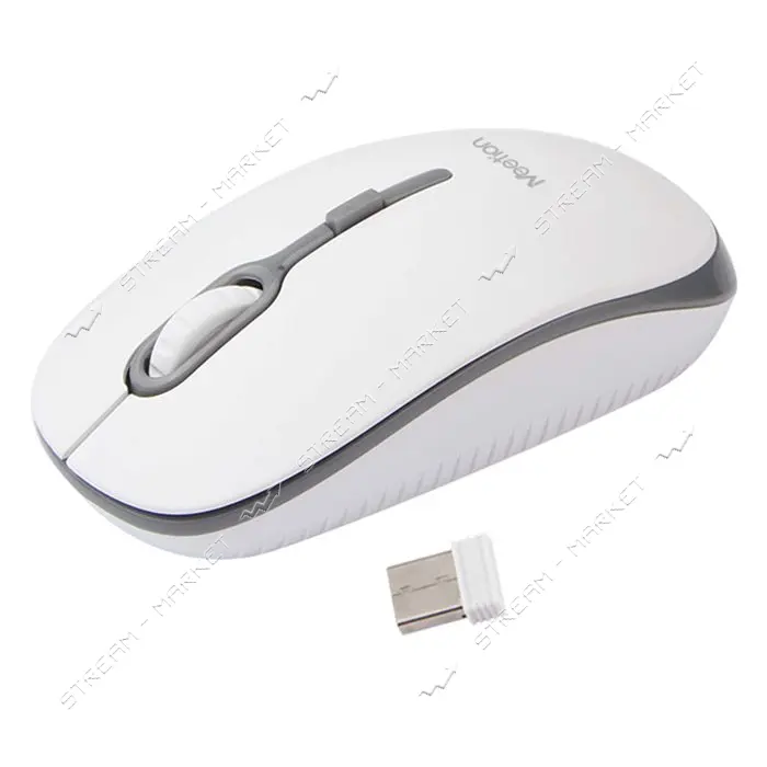 Компьютерная мышь Meetion MT-R547 Wireless Mouse 2.4G белая                                         