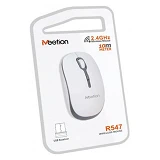 Компьютерная мышь Meetion MT-R547 Wireless Mouse 2.4G белая                                         