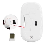 Компьютерная мышь Meetion MT-R547 Wireless Mouse 2.4G бело-розовая