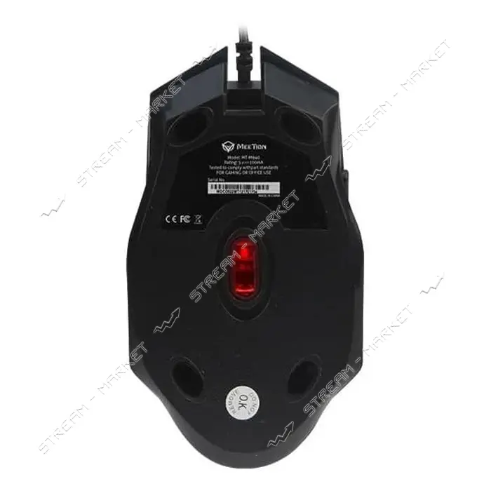 Компьютерная мышь Meetion MT-M940 USB Wired Backlit Gaming Mouse USB черная