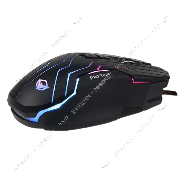 Компьютерная мышь Meetion MT-GM22 Backlit Gaming Mouse RGB черная                                   