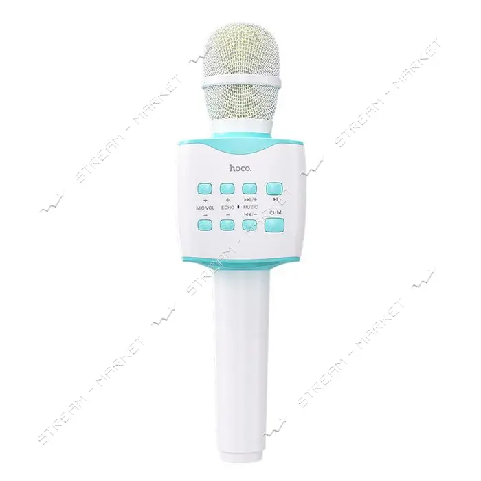 Микрофон Hoco BK5 Cantando karaoke microphone голубой                                               