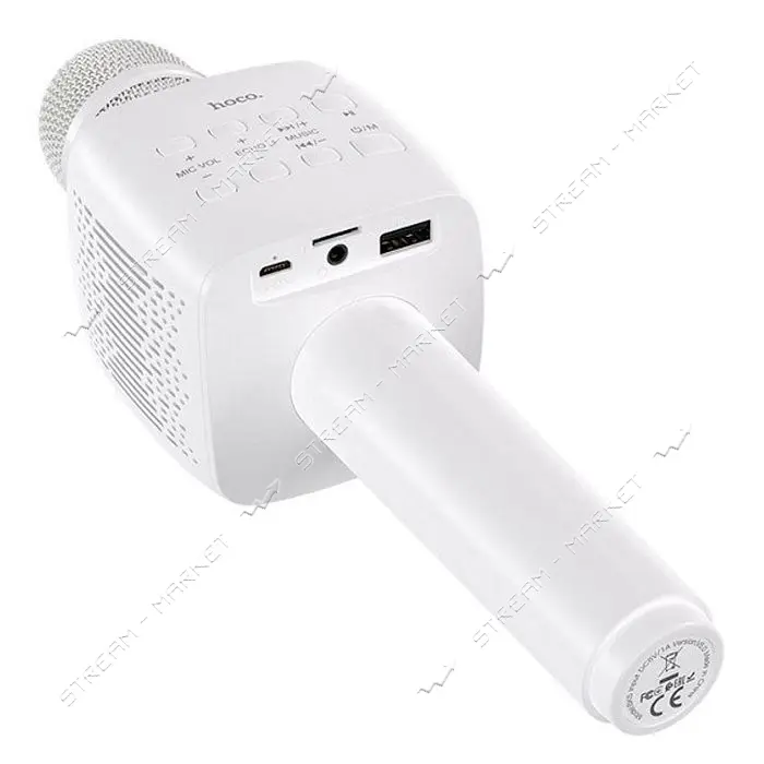 Микрофон Hoco BK5 Cantando karaoke microphone белый