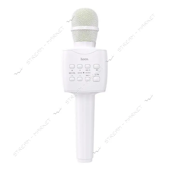 Микрофон Hoco BK5 Cantando karaoke microphone белый