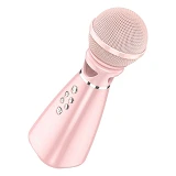 Микрофон Hoco BK6 Hi-song K song microphone розовый