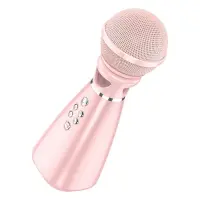 Микрофон Hoco BK6 Hi-song K song microphone розовый                                                 