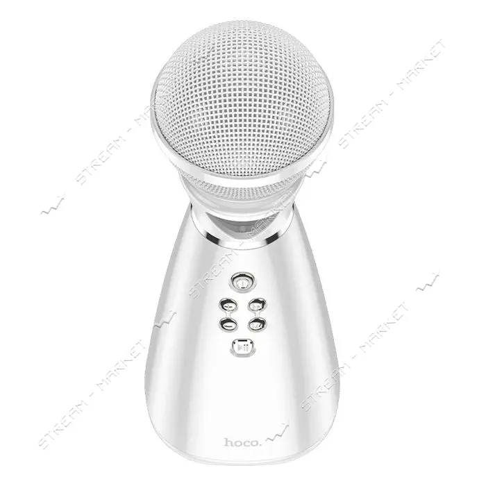 Микрофон Hoco BK6 Hi-song K song microphone белый