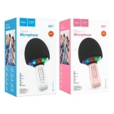 Микрофон Hoco BK7 Cute karaoke microphone белый