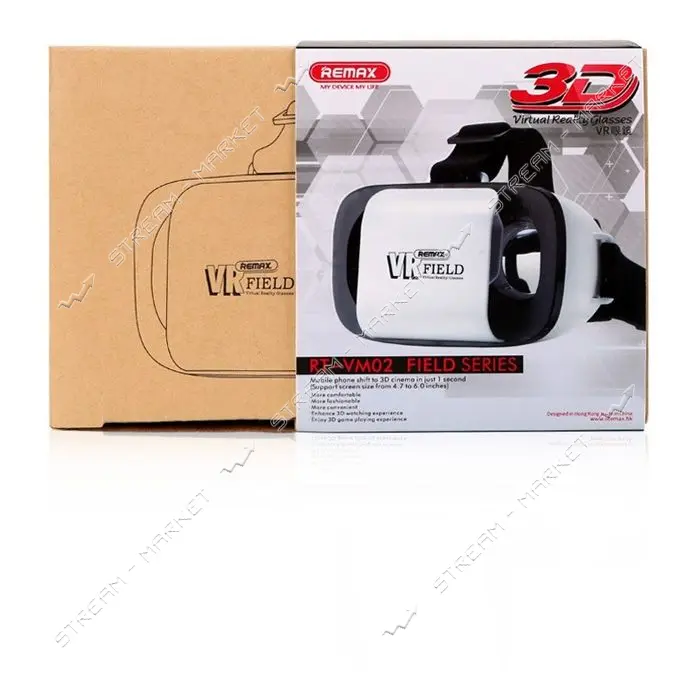 Очки виртуальной реальности Remax Field series RT-VM02 Mini VR                                      