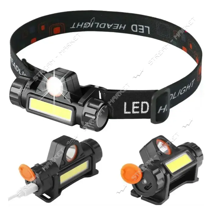 Фонарь налобный R-8101ЗУ micro USB 1х18650                                                          