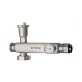Смесительный узел для коллекторов Koer KR.S1023 1"НР с термостат. смесит. клапаном нержавейка SUS304