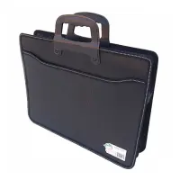 Папка-портфель с ручками HB421 (2198) "Elegant", 3отдела, на молнии, А3, цвета mix                  
