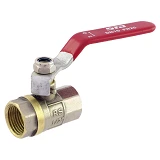 Кран шаровый STA 1/2" В/В ручка вода железный шар 122г