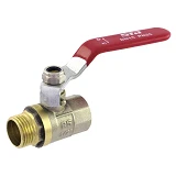 Кран шаровый STA 1/2" В/Н ручка вода железный шар 127г