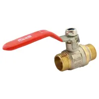 Кран шаровый STA 1/2" Н/Н ручка вода железный шар 129г                                              