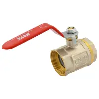 Кран шаровый STA 1 1/2" В/В ручка вода железный шар 575г                                            