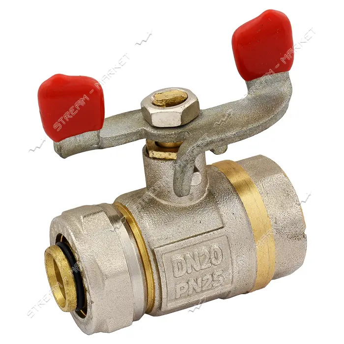 Кран шаровый STA Wing 20х3/4" В железный шар                                                        