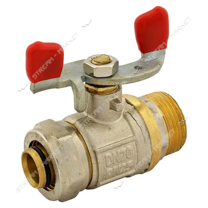 Кран шаровый STA Wing 20х3/4" Н железный шар                                                        